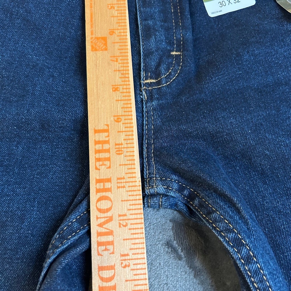 Wrangler Five Star Heritage Jeans Mens 30x32 Dark Wash Blue Regular Stretch NWT - Picture 11 of 13